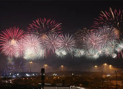 德江县焰火晚会